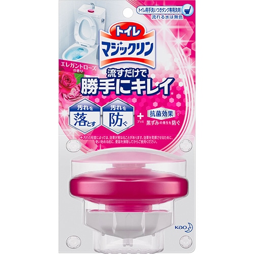 花王　トイレマジックリン　流すだけで勝手にキレイ　エレガントローズの香り　本体　80g　1個（ご注文単位1個）【直送品】