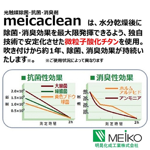 明晃化成工業 光触媒 除菌・抗菌・消臭剤 メイカクリーン 500g (スプレーボトル100ml 1本付) SP80-X4005 1本(ご注文単位1本)【直送品】