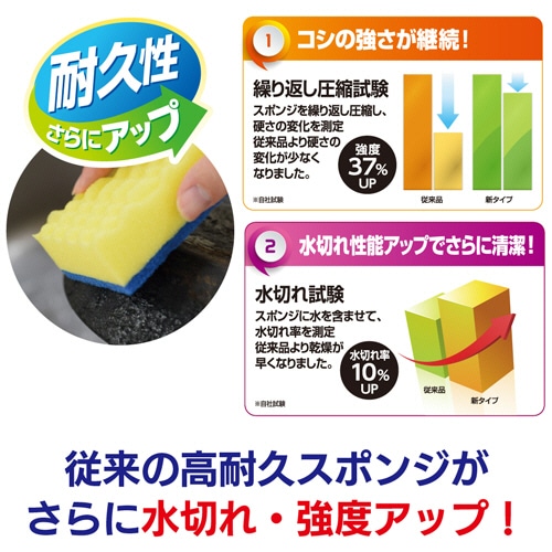 キクロン キクロンプロ スポンジたわし 研磨粒子入 グリーン A-531N 1個(ご注文単位1個)【直送品】