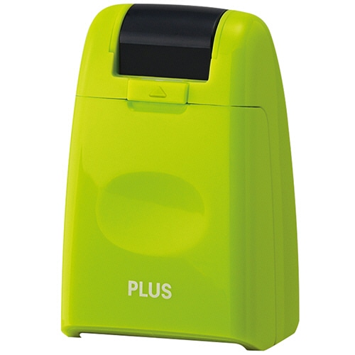 プラス 個人情報保護スタンプ ローラーケシポン 本体 グリーン IS-500CM-B 1個(ご注文単位1個)【直送品】