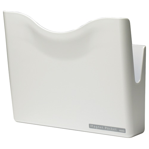 ソニック ネオジマグネットポケット A4 白 MP-447-W 1個(ご注文単位1個)【直送品】
