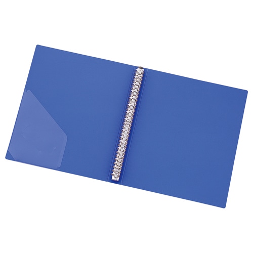 リヒトラブ リクエスト リフィルバインダーMTL A4タテ 30穴 120枚収容 背幅50mm 青 G3903-8 1冊(ご注文単位1冊)【直送品】