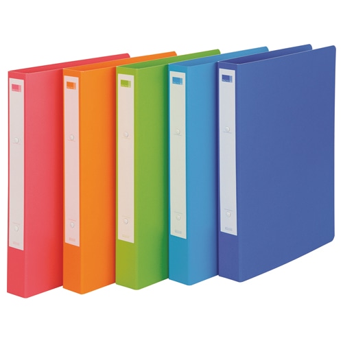 ビュートン　リングファイル　e.s.　A4タテ　2穴　200枚収容　背幅36mm　ピンク　ESR-A4-P　1冊（ご注文単位1冊）【直送品】