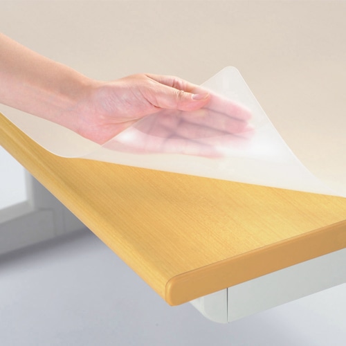 ライオン事務器 デスクマット 再生オレフィン製 ノングレア仕上 シングル 990×690×1.5mm No.107-SR 1枚(ご注文単位1枚)【直送品】