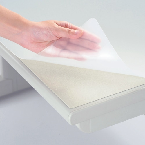 ライオン事務器 デスクマット 再生オレフィン製 ノングレア仕上 ダブル(グレーマット付) 1190×690×1.5mm No.127-FR 1枚(ご注文単位1枚)【直送品】