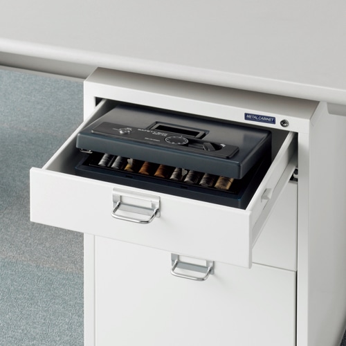 アイリスオーヤマ 手提金庫 A5スリム W275×D180×H85mm ダークブルー SBX-A5SH 1台(ご注文単位1台)【直送品】