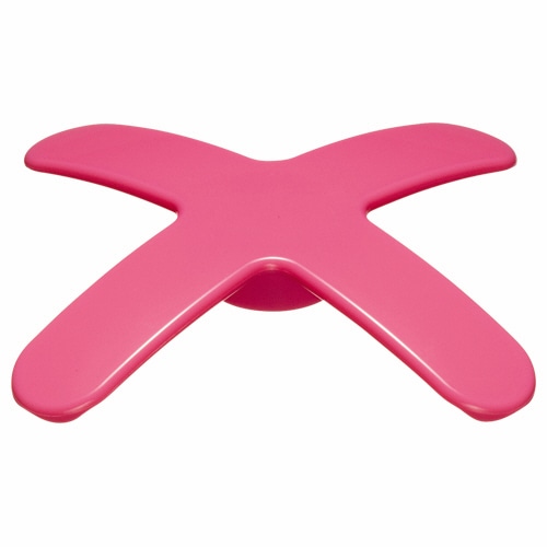 ライオン事務器 マグネットバー ペケピタミニ クロスバータイプ 幅57×奥行57×高さ8mm ローズピンク MB57X-1P 1個(ご注文単位1個)【直送品】