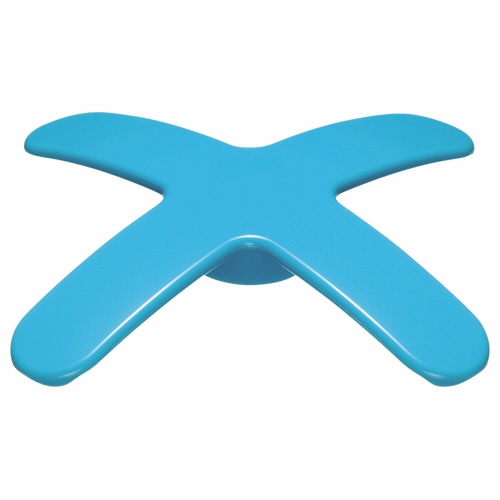 ライオン事務器 マグネットバー ペケピタミニ クロスバータイプ 幅57×奥行57×高さ8mm スカイブルー MB57X-1P 1個(ご注文単位1個)【直送品】