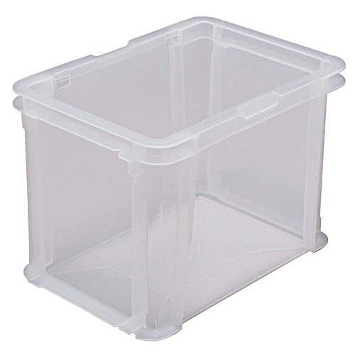 アイリスオーヤマ　ラックコンテナ　外寸W378×D270×H278mm　クリア　FRC-17　1個（ご注文単位1個）【直送品】