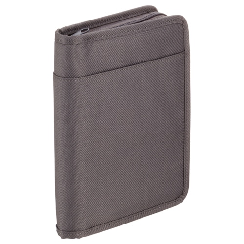 キングジム スキットマン 通帳&カード収納ケース A5 ダークグレー 2360-DG 1個(ご注文単位1個)【直送品】