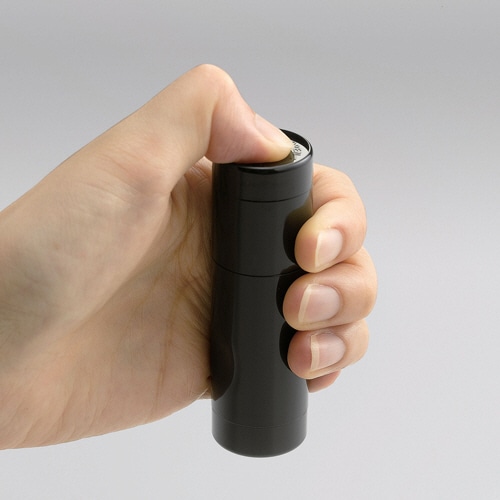 シヤチハタ データーネームEX 15号 本体 ブラック (インキ色:赤) XGL-15H-R 1個(ご注文単位1個)【直送品】