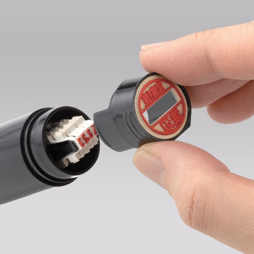 シヤチハタ　データーネームEX15号　マスター部（印面）　（入力済）　XGL-15M-J27　1個（ご注文単位1個）【直送品】