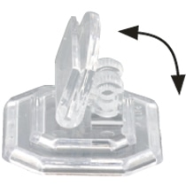 ポップワン ショーカードスタンド PH-21 W38×D30×H21mm 透明 12976 1セット(10個)(ご注文単位1セット)【直送品】