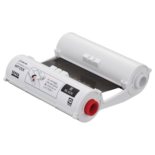 キングジム　テプラ　Grand　インクリボンカートリッジ　30m巻　黒　WP100K　1個（ご注文単位1個）【直送品】