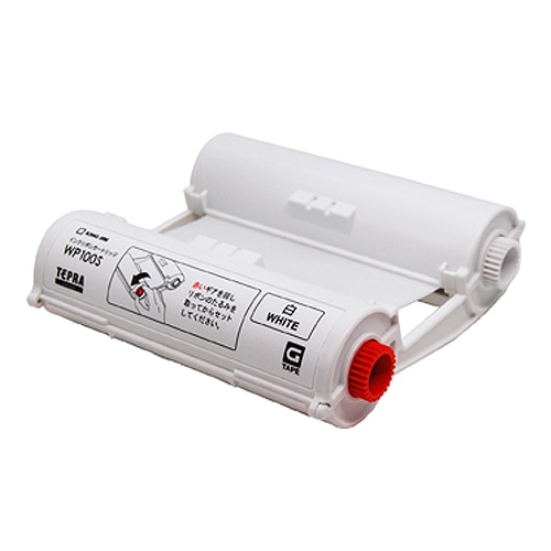 キングジム　テプラ　Grand　インクリボンカートリッジ　30m巻　白　WP100S　1個（ご注文単位1個）【直送品】