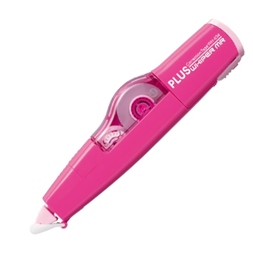 プラス　修正テープ　ホワイパーミニローラー　本体　4.2mm幅×6m　ピンク　WH-634　1個（ご注文単位1個）【直送品】