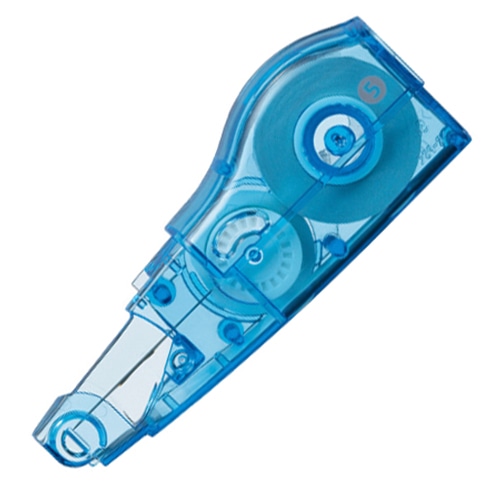 プラス　修正テープ　ホワイパーミニローラー　交換テープ　5mm幅×6m　ブルー　WH-635R　1個（ご注文単位1個）【直送品】