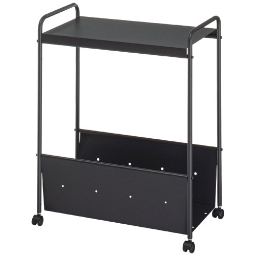 トヨダプロダクツ　パーソナルワゴン　サテンブラック　PW-1SK　1台（ご注文単位1台）【直送品】