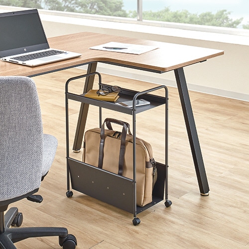 トヨダプロダクツ パーソナルワゴン サテンブラック PW-1SK 1台(ご注文単位1台)【直送品】