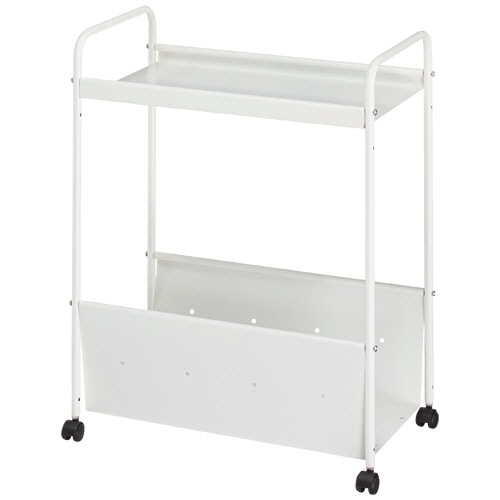 トヨダプロダクツ　パーソナルワゴン　ホワイト　PW-1W　1台（ご注文単位1台）【直送品】