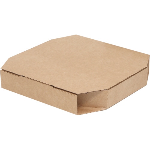 シモジマ SWAN 食品容器 ピザ箱 10インチ用 未晒無地 #004200551 1パック(25枚)(ご注文単位1パック)【直送品】