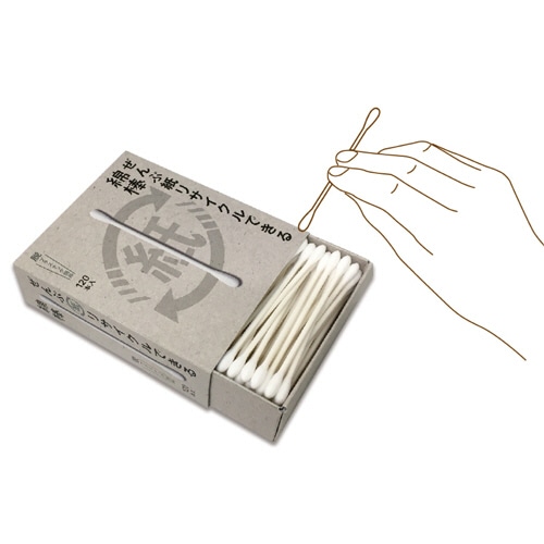 平和メディク　ぜんぶ紙リサイクルできる綿棒　1箱（120本）（ご注文単位1箱）【直送品】