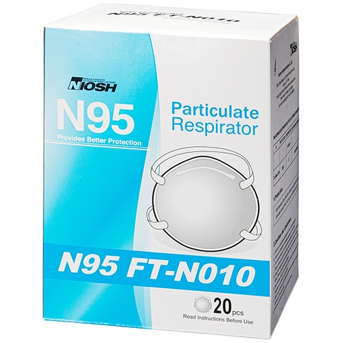 アマノ　N95マスク　AM-FT-N010　1箱（20枚）（ご注文単位1箱）【直送品】
