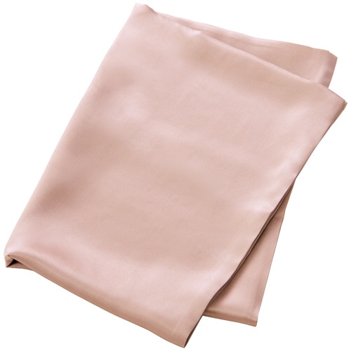 大津コーポレーション　シルクピローケース　ベージュ　PC4749-3　1枚（ご注文単位1枚）【直送品】