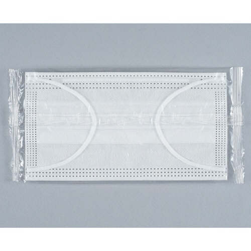 伊藤忠リーテイルリンク 3層フェイスマスク 個包装 レギュラー IRLM-010 1箱(50枚)(ご注文単位1箱)【直送品】