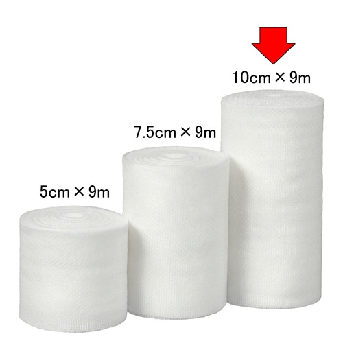 伊藤忠リーテイルリンク 伸縮包帯 10cm×9m SBH-003 1箱(10巻)(ご注文単位1箱)【直送品】