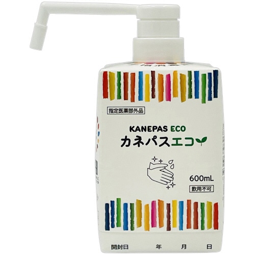 兼一薬品工業　手指消毒剤　カネパスエコ　本体　600ml　1本（ご注文単位1本）【直送品】