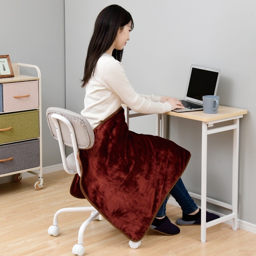 YAMAZEN ホカロン 電気ひざ掛け YHK-HR42F 1枚(ご注文単位1枚)【直送品】