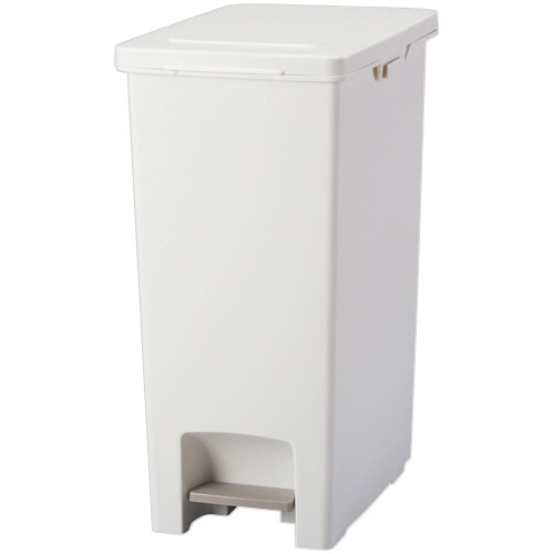 アスベル エバン ペダルペール 45L ホワイト A6003 1台(ご注文単位1台)【直送品】