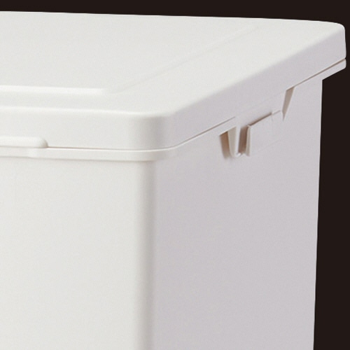 アスベル エバン ペダルペール 45L ホワイト A6003 1台(ご注文単位1台)【直送品】