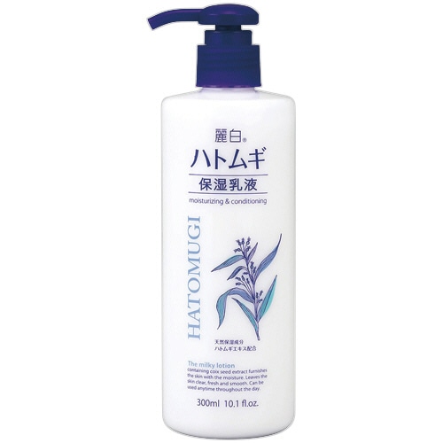 熊野油脂　麗白　ハトムギ　保湿乳液　300ml　1本（ご注文単位1本）【直送品】