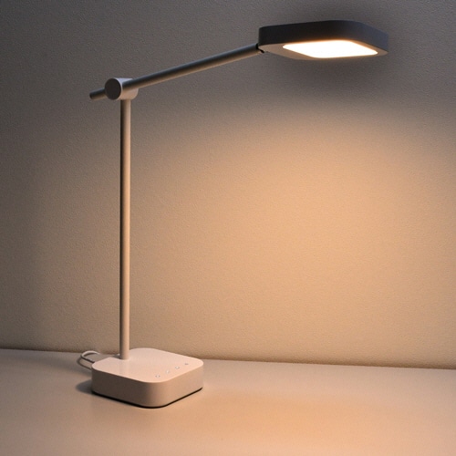 ELPA LEDデスクライト USB付 ホワイト AS-LED11(W) 1台(ご注文単位1台)【直送品】