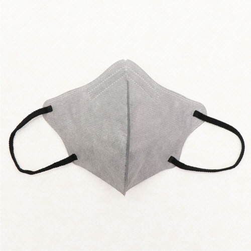 ヒロ・コーポレーション 3Dバイカラーマスク グレー/ブラック 個包装 1箱(30枚)(ご注文単位1箱)【直送品】