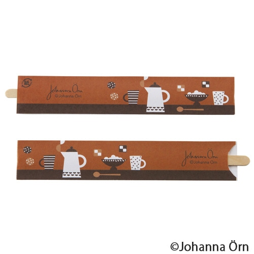 TANOSEE ウッドマドラー Fika 1パック(100本)(ご注文単位1パック)【直送品】