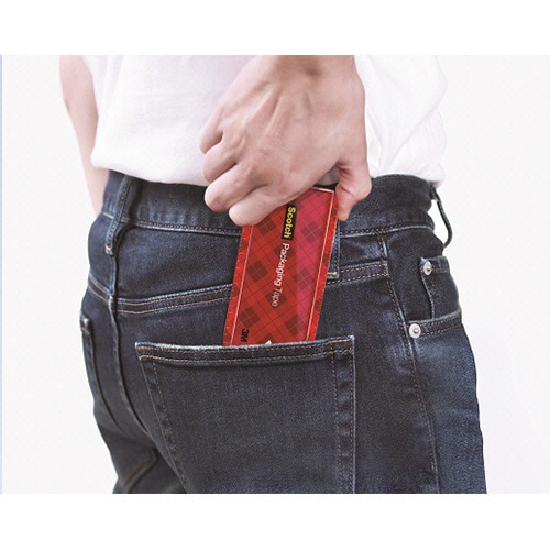 3M　スコッチ　透明梱包用テープ　ポータブル　48mm×7m　3852FLT-RD　1巻（ご注文単位1巻）【直送品】