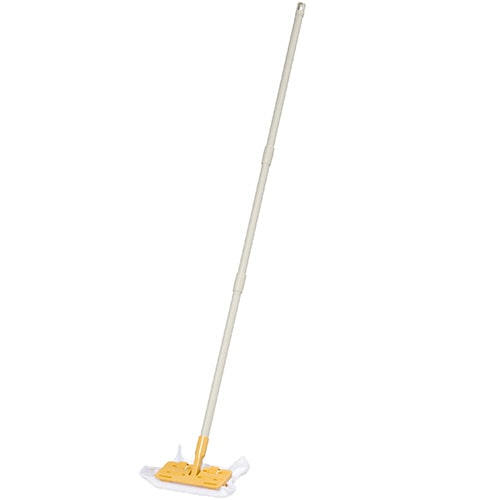 テラモト FFぞうきんモップ イエロー CL-830-000-5 1本(ご注文単位1本)【直送品】