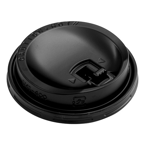 サンナップ　厚紙カップ400ml用フタ　リフトアップリッド　黒　CRU4050BK　1パック（50個）（ご注文単位1パック）【直送品】