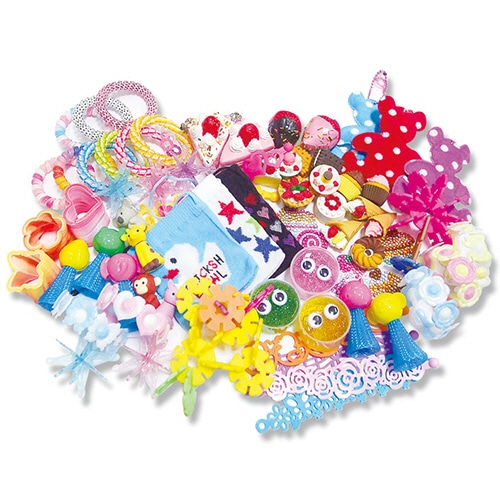 丸昌　カプセル入りおもちゃ　バラエティMIX　女の子用　005993089　1パック（50個）（ご注文単位1パック）【直送品】