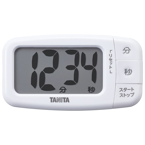タニタ　抗菌でか見えタイマー　ココナッツホワイト　TD-430-WH　1個（ご注文単位1個）【直送品】