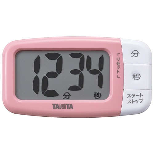 タニタ　抗菌でか見えタイマー　ストロベリーピンク　TD-430-PK　1個（ご注文単位1個）【直送品】