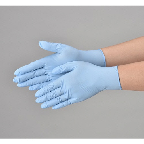 エブノ ニトリルトライ4 ブルー パウダーフリー M No-559 1箱(100枚)(ご注文単位1箱)【直送品】