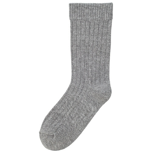 ケアファッション　足首ゆったり名前の書けるソックス（紳士）　グレー　038910-31　1足（ご注文単位1足）【直送品】