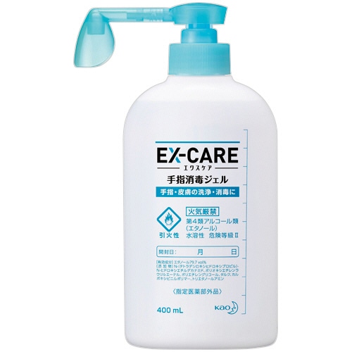 花王　EX-CARE　手指消毒ジェル　400ml　1本（ご注文単位1本）【直送品】
