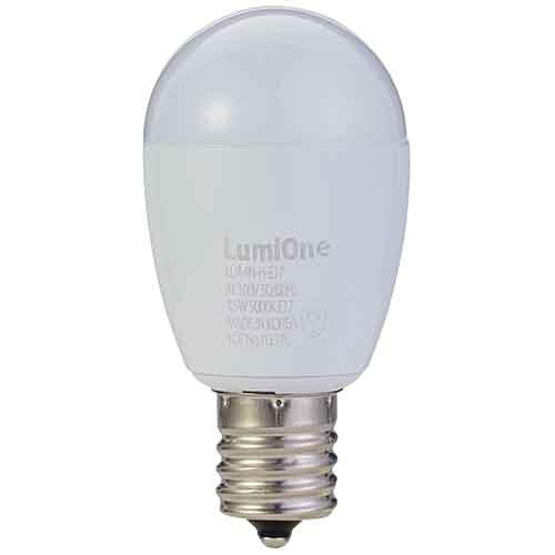 インターテクノロジー　LED電球　ミニクリプトン形　E17口金　3.5W　5000K　昼白色　LDA4N-H-E17　1個（ご注文単位1個）【直送品】