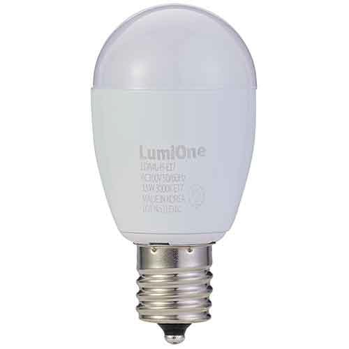 インターテクノロジー　LED電球　ミニクリプトン形　E17口金　3.5W　3000K　電球色　LDA4L-H-E17　1個（ご注文単位1個）【直送品】