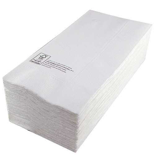 ペーパーナプキン(印刷あり) 8折 45cm 2プライ 1パック(50枚)(ご注文単位1パック)【直送品】